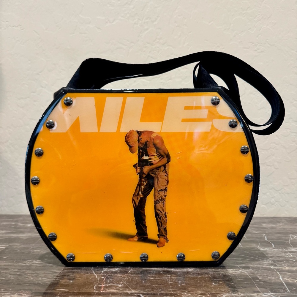 Vintage Miles Davis Spins Original Record Handbag